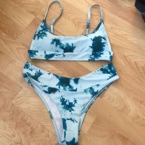 Tie dye Shein bikini